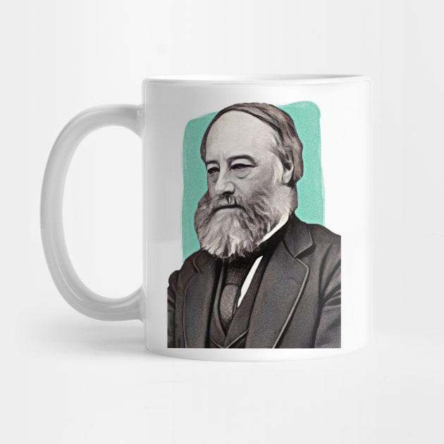 English Physicist James Prescott Joule illustration by Litstoy 